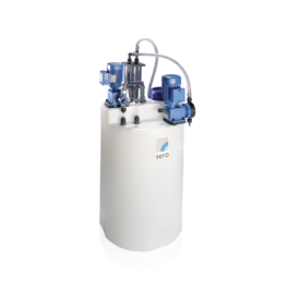 Hydrazin-Ansetz- und Dosierstation