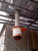 Loading spout for tanker loading