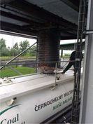 Loading spout for tanker loading