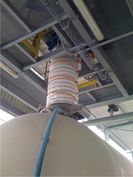 Loading spout for tanker loading